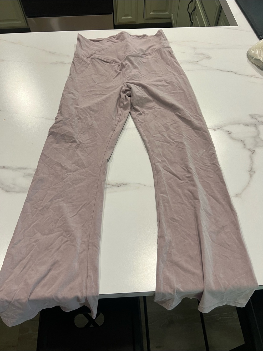PINK Victoria's Secret Mauve Flared Leggings